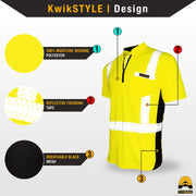 KwikSafety | Engineer Short Sleeve Safety Shirt | Design