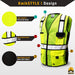 KwikSafety RoadBOSS ECONOMY | Solid Reflective Tape | Hi Visibility Class 2 Safety Vest - Model No.: KS3331 - KwikSafety sleeve ipad holder sleeves xxl xxxl xxxxl 3xl 4xl 5xl back neiko radians radwear dewalt mlkishigo peerbasics pioneer pyramex ergodyne salvus jksafety naranja reflectivo construccion reflectante xiake sefety saftey safty salzmann zojo oregon kishigo talla erb dib lime packs camo relfective