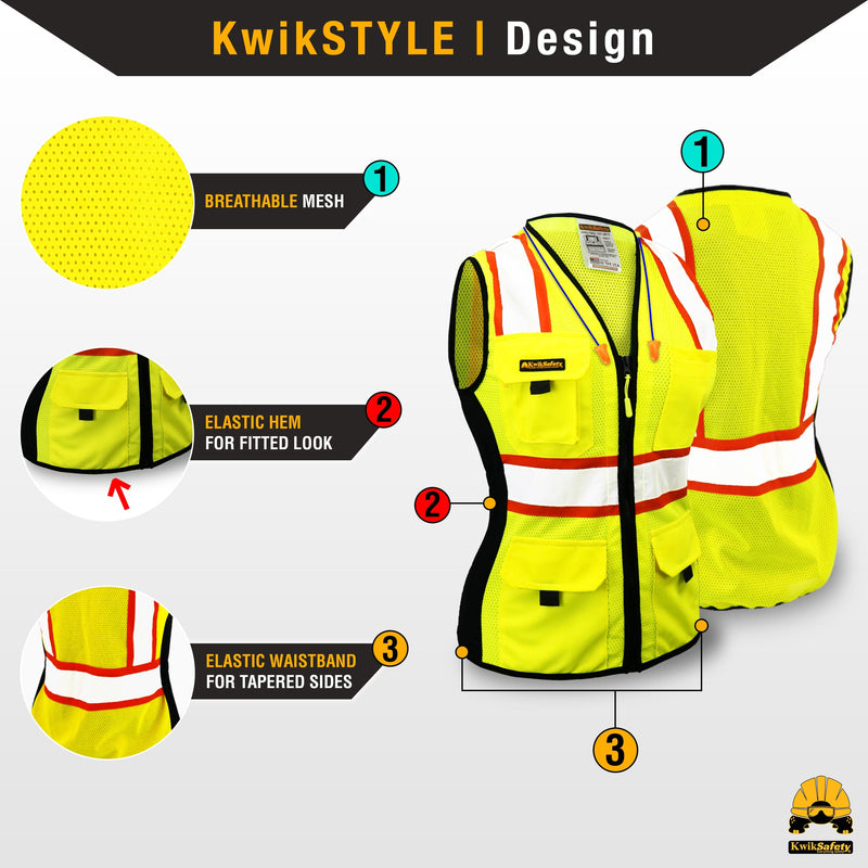 KwikSafety | First Lady Safety Vest for Women | Design