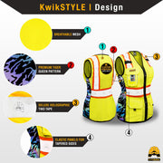 KwikSafety | Tiger Queen Safety Vest for Women | Design