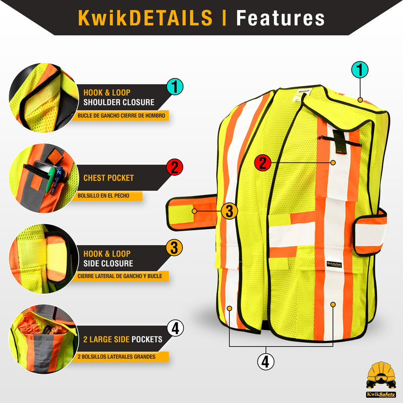 KwikSafety | First Responder Safety Vest | Product Features