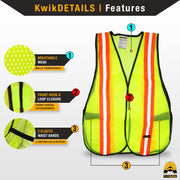 KwikSafety | Universal Breakaway Safety Vest | Product Features