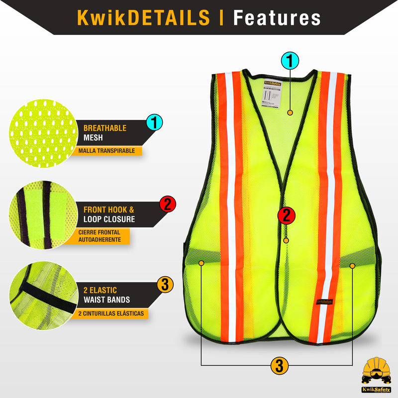 KwikSafety | Universal Breakaway Safety Vest | Product Features