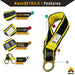 KwikSafety TAIPAN Double Leg Flat 6’ External Shock Absorber Safety Lanyard - Model No.: KS7706 - KwikSafety