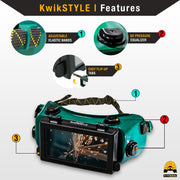 KwikSafety | Hammerhead Welding Goggles | Product Features