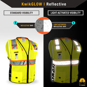 KwikSafety | Big Kahuna Digital Safety Vest | Reflectivity