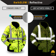 KwikSafety | Uncle Willy's Wall Hi Vis Fleece Hoodie | Reflectivity