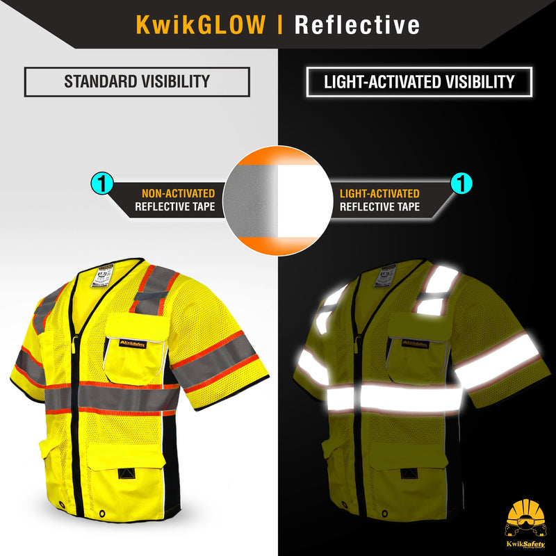 KwikSafety | Executive Safety Vest | Reflectivity