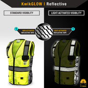 KwikSafety | Roadboss Premium Safety Vest | Reflectivity