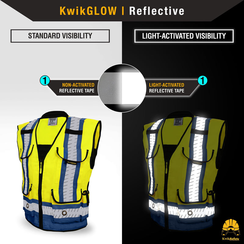 KwikSafety | Godfather Sheriff Safety Vest | Reflectivity