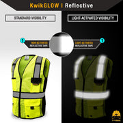 KwikSafety | Roadboss Economy Safety Vest | Reflectivity