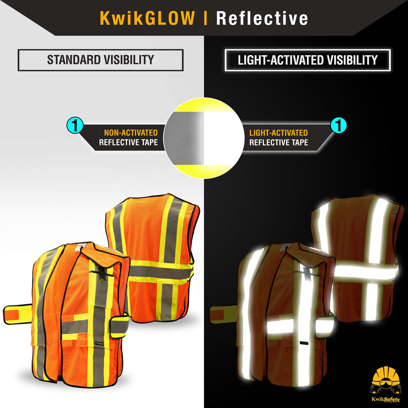 KwikSafety | First Responder Safety Vest | Reflectivity
