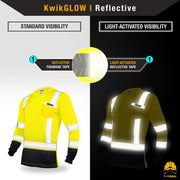 KwikSafety | Mechanic Long Sleeve Safety Shirt | Reflectivity