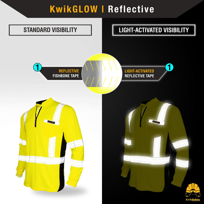 KwikSafety | Engineer Long Sleeve Safety Shirt | Reflectivity