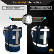 KwikSafety | Pure Blue Sheriff Safety Vest | Reflectivity