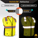 KwikSafety BIG KAHUNA Hi Vis Reflective ANSI PPE Surveyor Class 2 Safety Vest - Model No.: KS3301 - KwikSafety