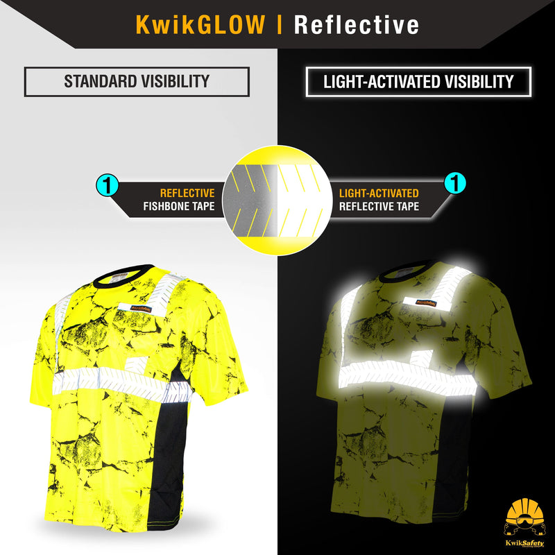 KwikSafety | Uncle Willy's Wall Short Sleeve Safety Shirt | Reflectivity