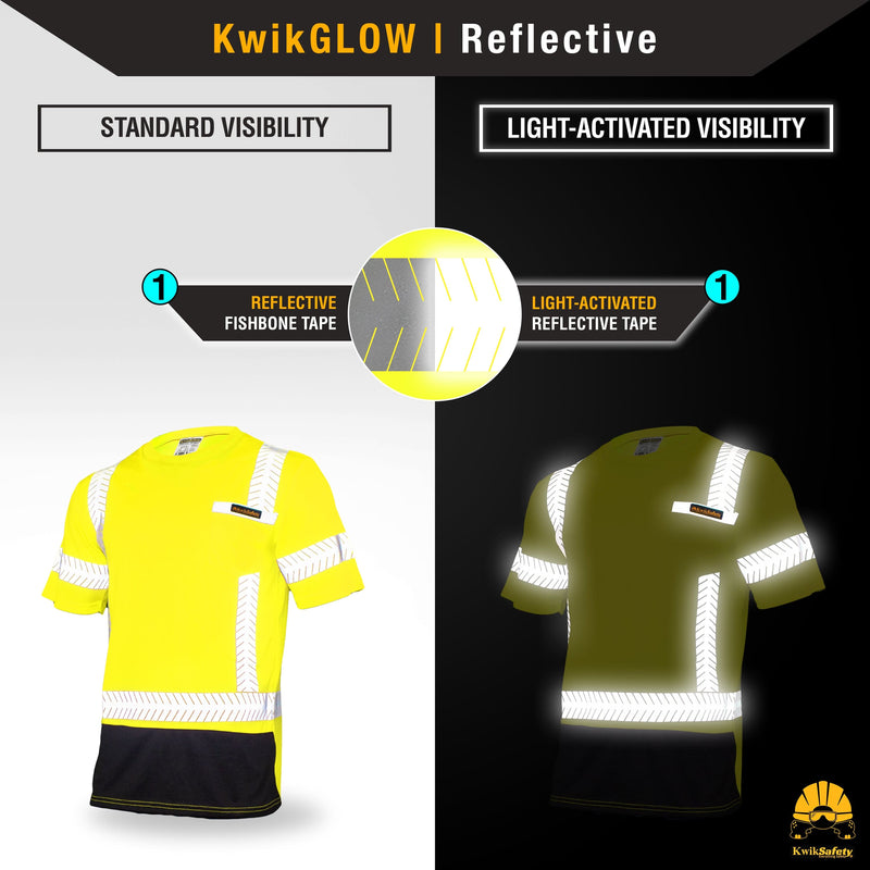KwikSafety | Mechanic Short Sleeve Safety Shirt | Reflectivity