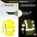 KwikSafety OPERATOR Hi Vis Reflective ANSI PPE Class 3 Long Sleeve Safety Shirt - Model No.: KS4404 - KwikSafety contruction reflectors highvis visability reflector longsleeve shirtz stripes strips hivisible green pockets running ropa trabajar trabajo hombres hombre zip button vest tall slogans logo uniform t-shirt hiviz camo t-shirts travajo resistant