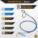 KwikSafety LEMUR Cable Anchor Sling 6' ANSI OSHA Fall Protection Restraint PPE - Model No.: KS7850 - KwikSafety