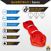 KwikSafety | Anaconda Lifting Round Sling | Product Specifications