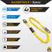 KwikSafety RATTLER 6' ANSI 1 Leg Fall Protection Shock Absorbing Safety Lanyard - Model No.: KS7703 - KwikSafety