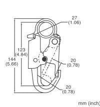 Bond | N-3610 Yoke Double Lock Snap Hook - KwikSafety