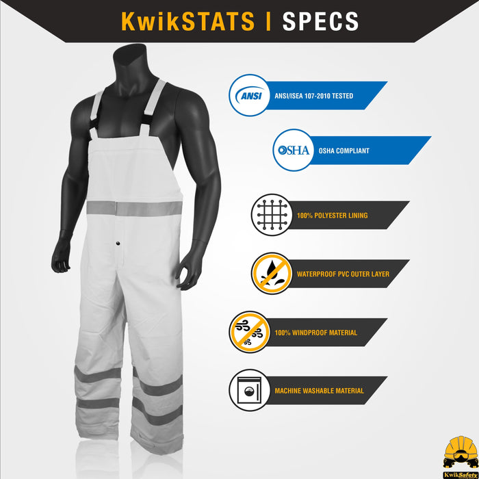 HiVis Insulated Waterproof Pants (9325), ANSI Class E, Rated for 0°F