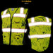 CLEARANCE! KwikSafety UNCLE WILLY'S WALL High Visibility Reflective ANSI Class 2 Safety Vest - Model No.: KS3325 - KwikSafety
