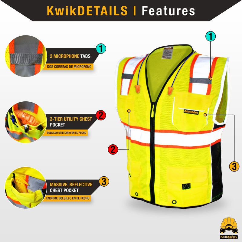 KwikSafety | Classic Safety Vest | Product Features