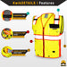 KwikSafety SUPREME Class 2 ANSI OSHA Safety Vest - Model No.: KS3317 - KwikSafety sleeve ipad holder sleeves xxl xxxl xxxxl 3xl 4xl 5xl back neiko radians radwear dewalt mlkishigo peerbasics pioneer pyramex ergodyne salvus jksafety naranja reflectivo construccion reflectante xiake sefety saftey safty salzmann zojo oregon kishigo talla erb dib lime packs camo relfective