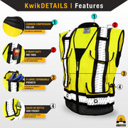 KwikSafety | Godfather Specialist Safety Vest | Product Features