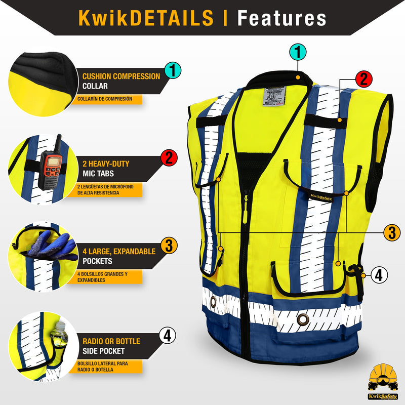 KwikSafety | Godfather Sheriff Safety Vest | Product Features