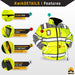 detachable hivis carhartt safty pyramex ergodyne jorestech pioneer velcro occunomix utility sweatshirt chamarras trabajo hombre women unisex mens hoodies tingley security lining industrial fleece shell saftey men's cold neon hombres invierno visible reflector custom