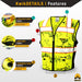 KwikSafety UNCLE WILLY'S WALL High Visibility Reflective ANSI Class 2 Safety Vest - Model No.: KS3325 - KwikSafety sleeve ipad holder sleeves xxl xxxl xxxxl 3xl 4xl 5xl back neiko radians radwear dewalt mlkishigo peerbasics pioneer pyramex ergodyne salvus jksafety naranja reflectivo construccion reflectante xiake sefety saftey safty salzmann zojo oregon kishigo talla erb dib lime packs camo relfective