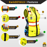 KwikSafety | Tiger Queen Safety Vest for Women | Product Features