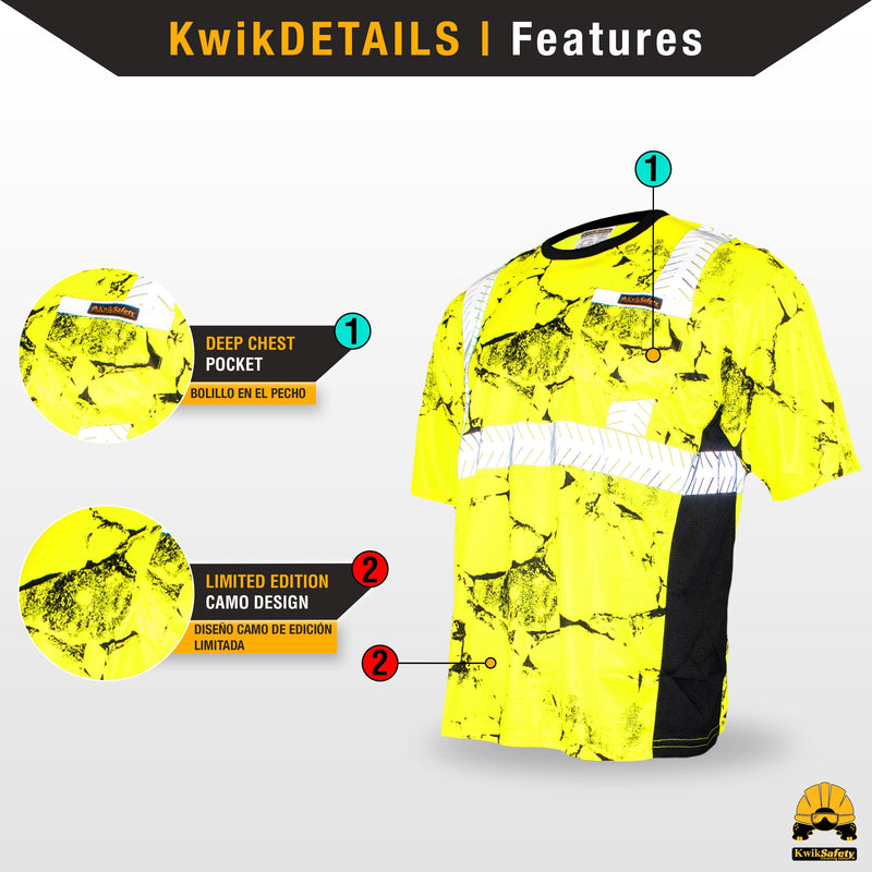 KwikSafety | Uncle Willy's Wall Short Sleeve Safety Shirt | Product Features