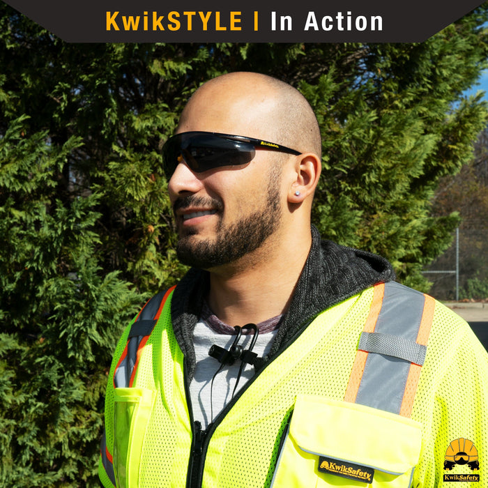 KwikSafety GECKO EYES Safety Glasses | Black - Model No.: KS1153 - KwikSafety