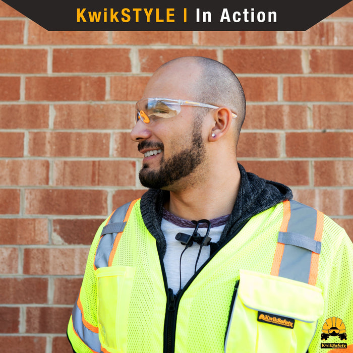 KwikSafety GECKO EYES Safety Glasses | Clear - Model No.: KS1150 - KwikSafety