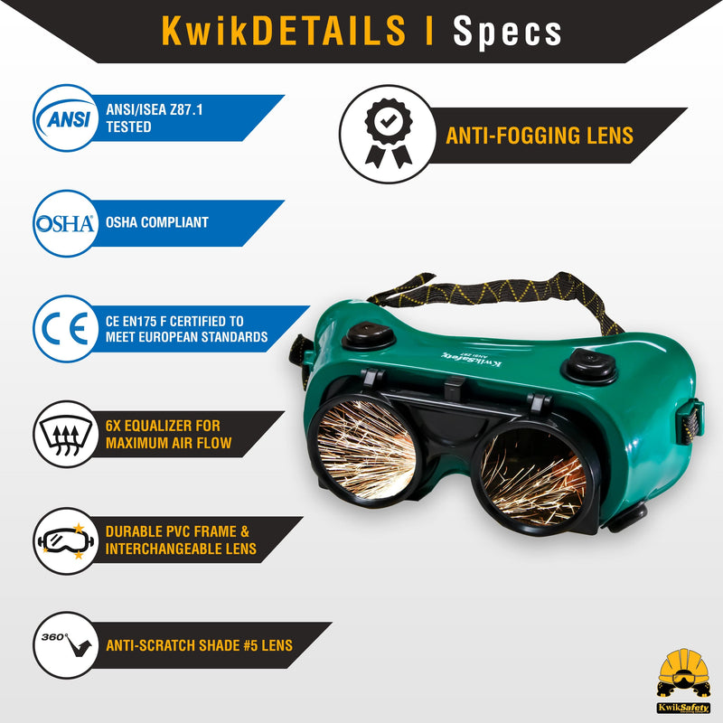 KwikSafety | Owl Welding Goggles | Product Specifications