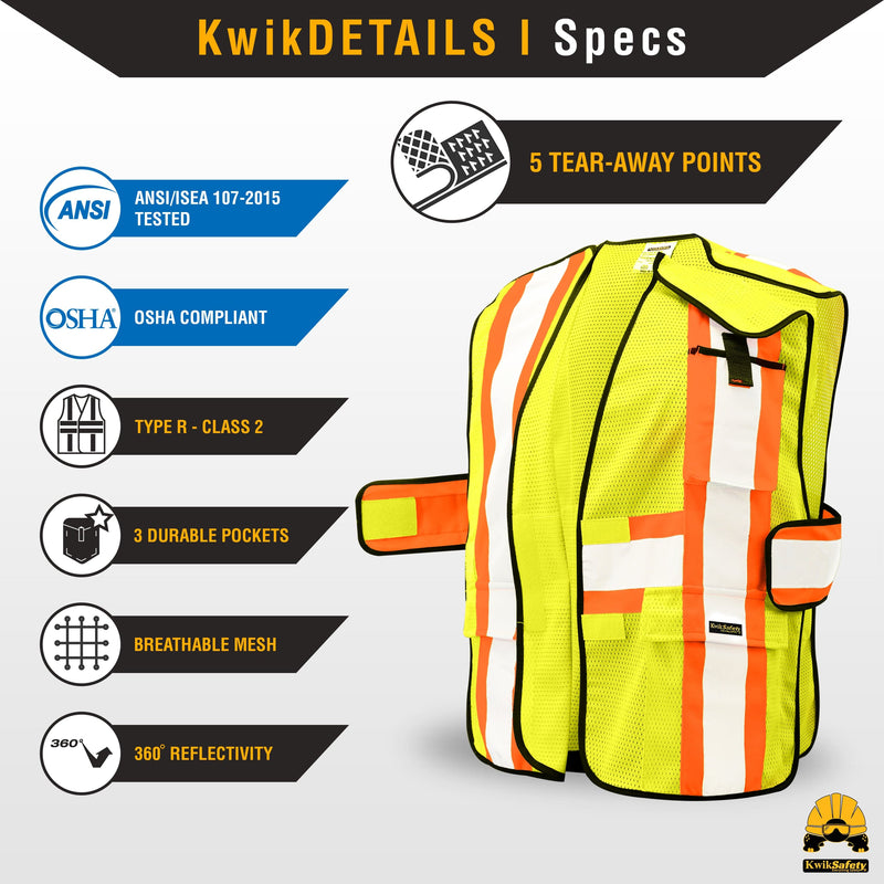 KwikSafety | First Responder Safety Vest | Product Specifications
