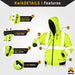 KwikSafety AVIATOR Drone Fleece Hoodie ANSI Class 3 Safety Jacket Anti-Pill - KwikSafety