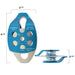 KwikSafety Double Sheave Pulley 30KN - KwikSafety