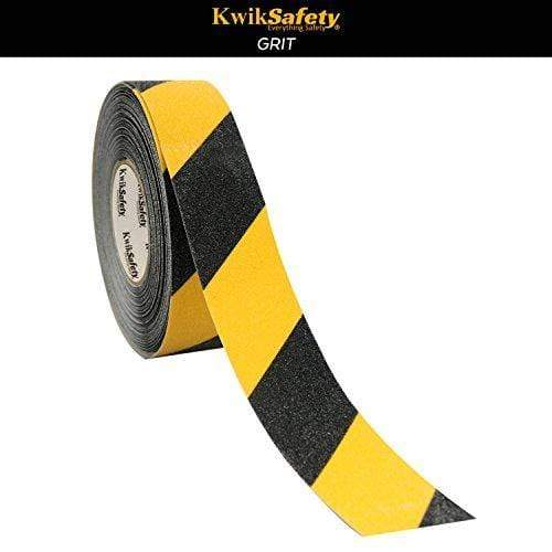 KwikSafety Black&Yellow Adhesive Anti Skid Safety Tape - Model No.: KS9901 - KwikSafety