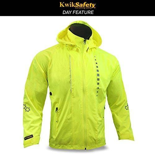LED Windbreaker Safety Jacket | High Visibility by KwikSafety