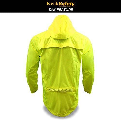 KwikSafety RACER Unisex LED Sportswear Windbreaker Safety Jacket - Model No.: KS5507 - KwikSafety