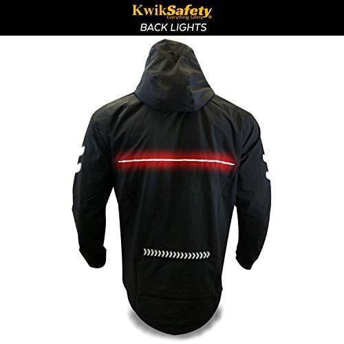 KwikSafety RACER Unisex LED Sportswear Windbreaker Safety Jacket - Model No.: KS5507 - KwikSafety