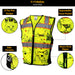 CLEARANCE! KwikSafety UNCLE WILLY'S WALL High Visibility Reflective ANSI Class 2 Safety Vest - Model No.: KS3325 - KwikSafety