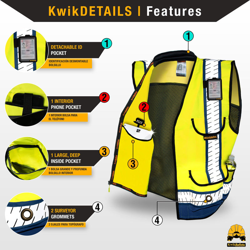 KwikSafety | Godfather Sheriff Safety Vest | Product Features