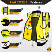 KwikSafety | Godfather Specialist Safety Vest | Product Features
